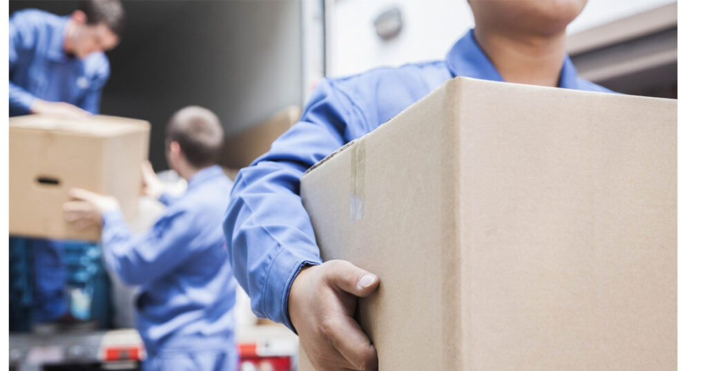 House shifting in Muscat – professional movers packing and loading furniture and boxes | Quick Movers Oman